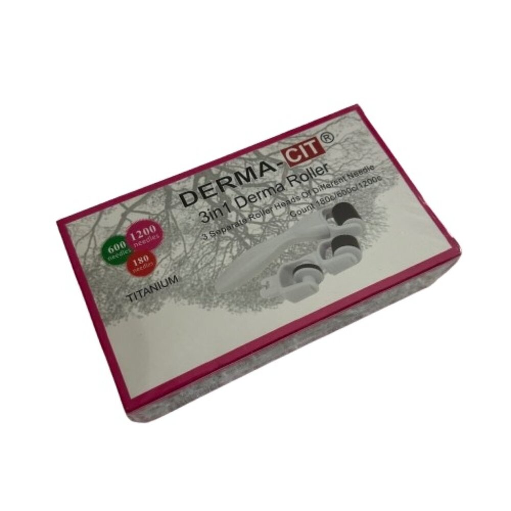 New In The Original Box DERMA - CIT: 3-in-1 Derma Roller with Titanium Needle